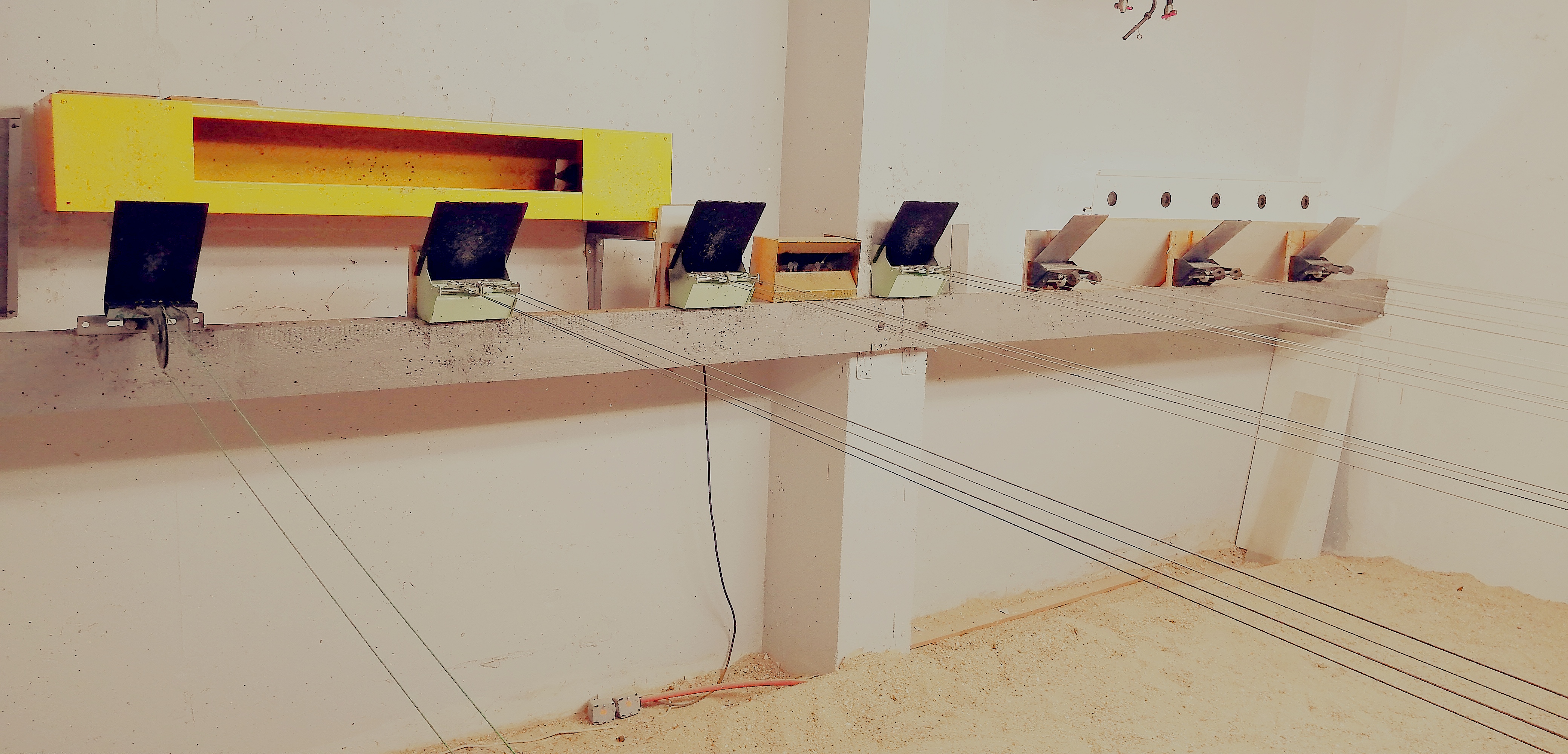 Cibles du stand de tir à air comprimé du club CSLD de la Gendarmerie de Drancy